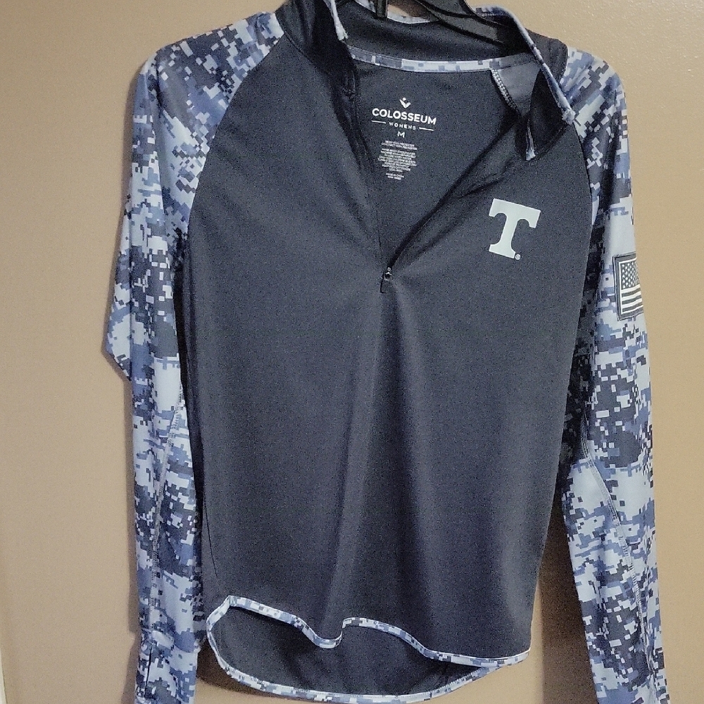 Colosseum Women's Camo Jersey - Charcoal and Camo